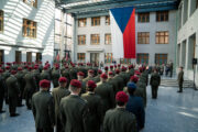 V Armádním muzeu na Žižkově se při slavnostním ceremoniálu měnilo velení českých speciálních sil. FOTO: prap. Petr Dohnal